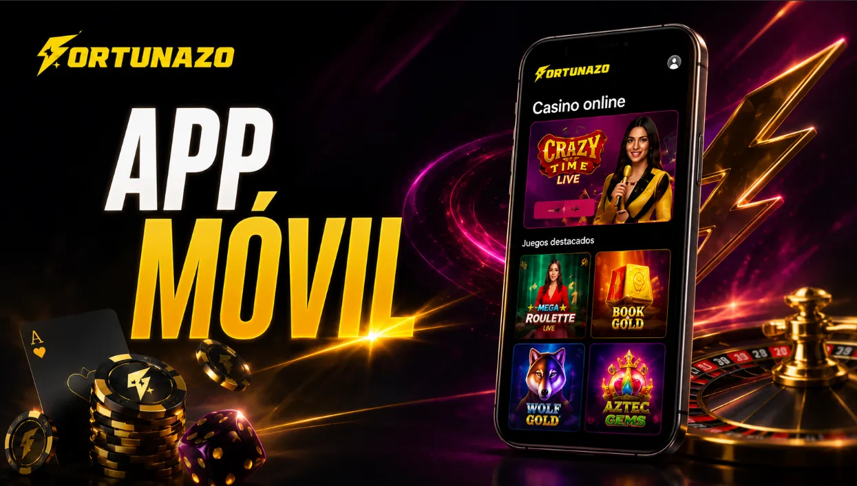 Aplicación Fortunazo para jugar desde el celular